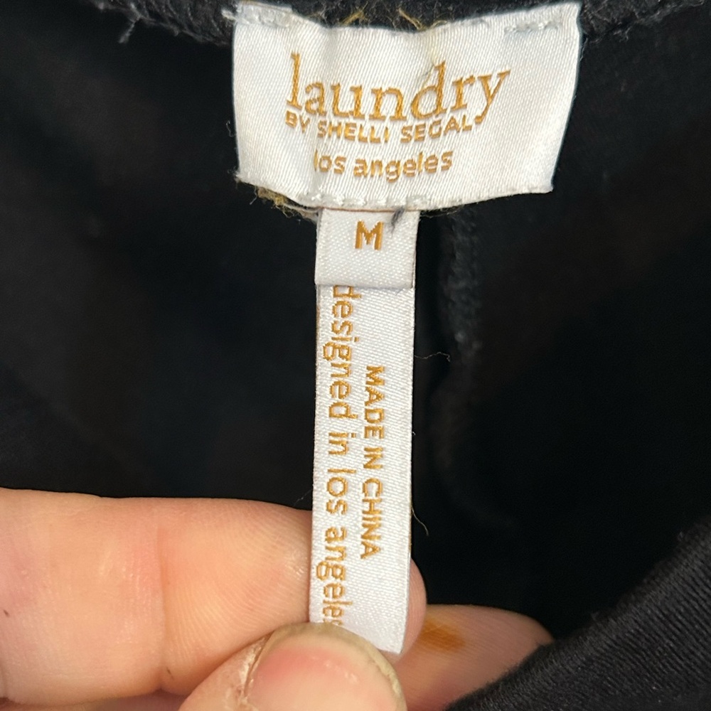 Laundry By Shelli | Segal Black leggings | Size Medium - Picture 2 of 5